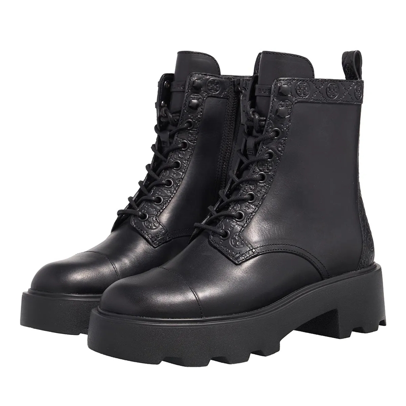 Tory Burch Laarzen T Monogram Lug Ankle Boot 65Mm Perfect Black(Image 6)