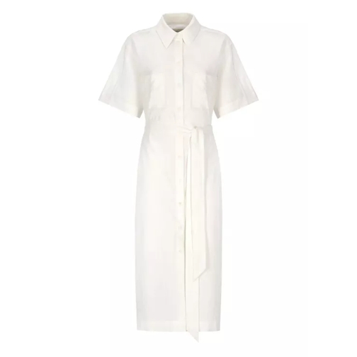 Maison Kitsune  White Cotton Dress White