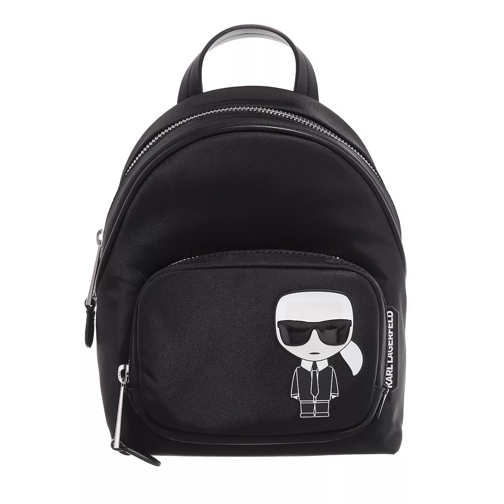 Karl Lagerfeld K/Ikonik Nylon Sm Bp Black Backpack