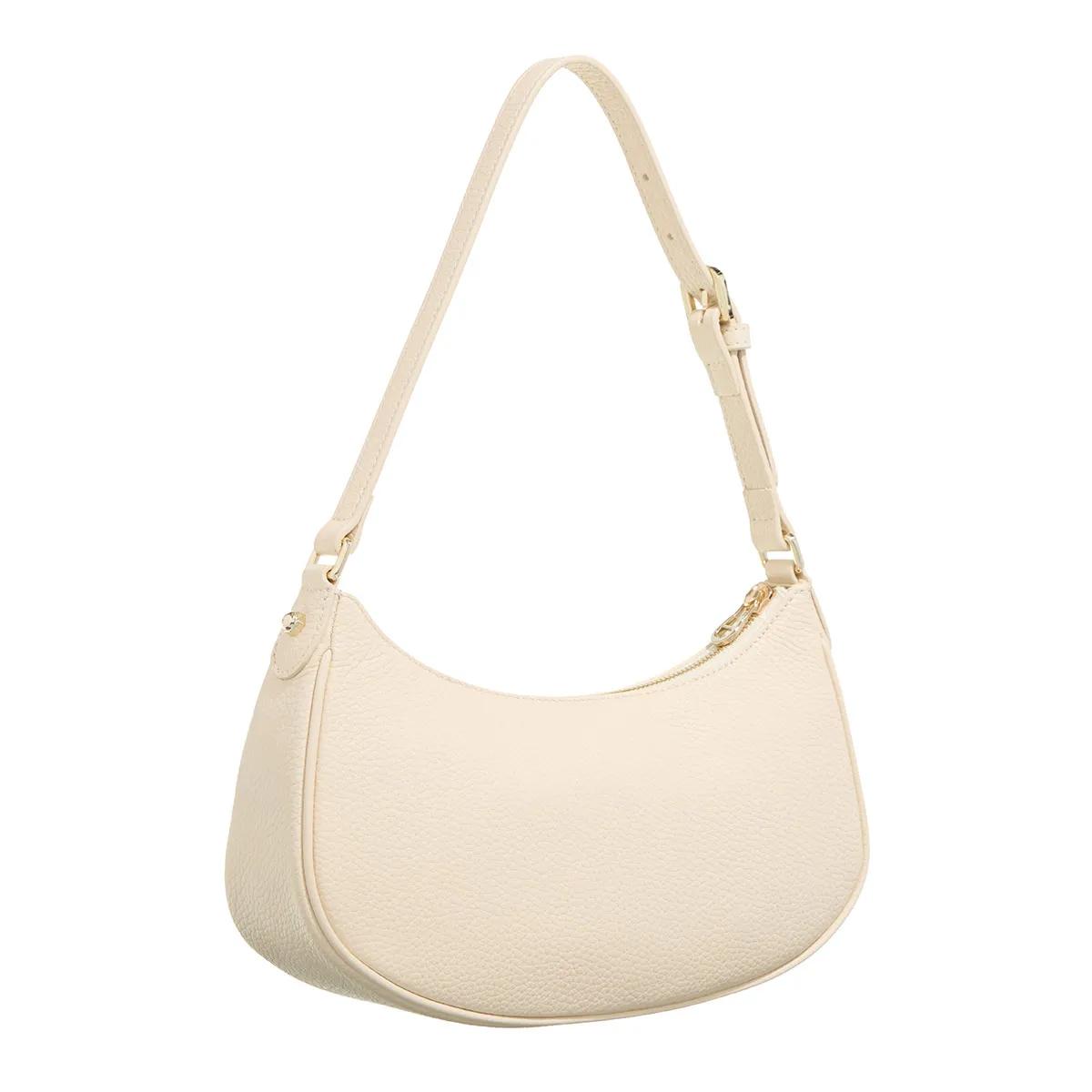 Aigner Elegante Leren Clutch Tas Beige Dames