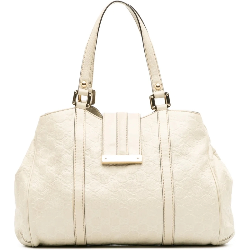 Gucci Shopper Guccissima New Ladies Tote weiß