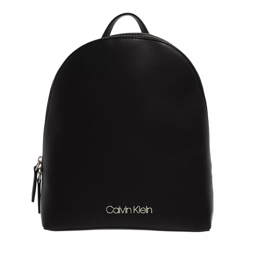 Calvin Klein Round Backpack Small Black Rucksack