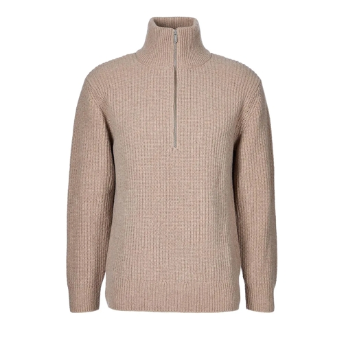 Closed Sweatshirts zipped jumper cashew cream