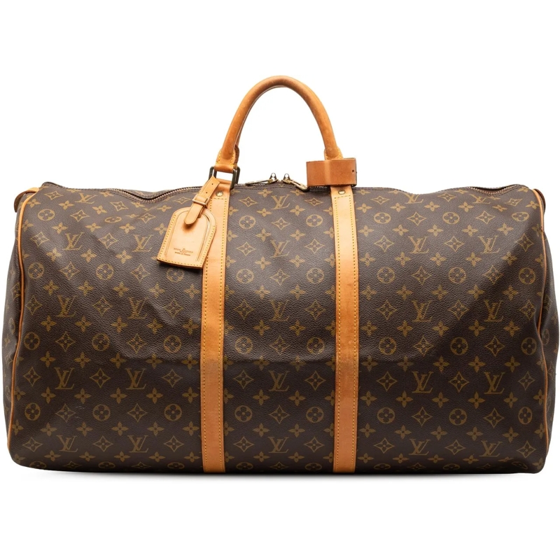 Louis Vuitton Weekender Monogram Keepall 60 braun