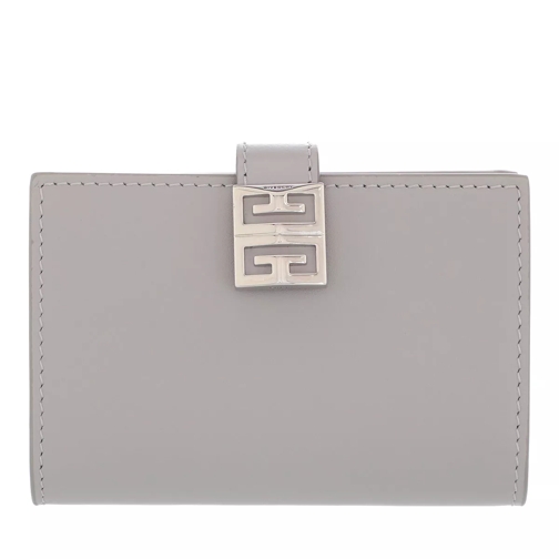 Givenchy 4G Card Holder Box Leather Cloud Grey Bi-Fold Portemonnee