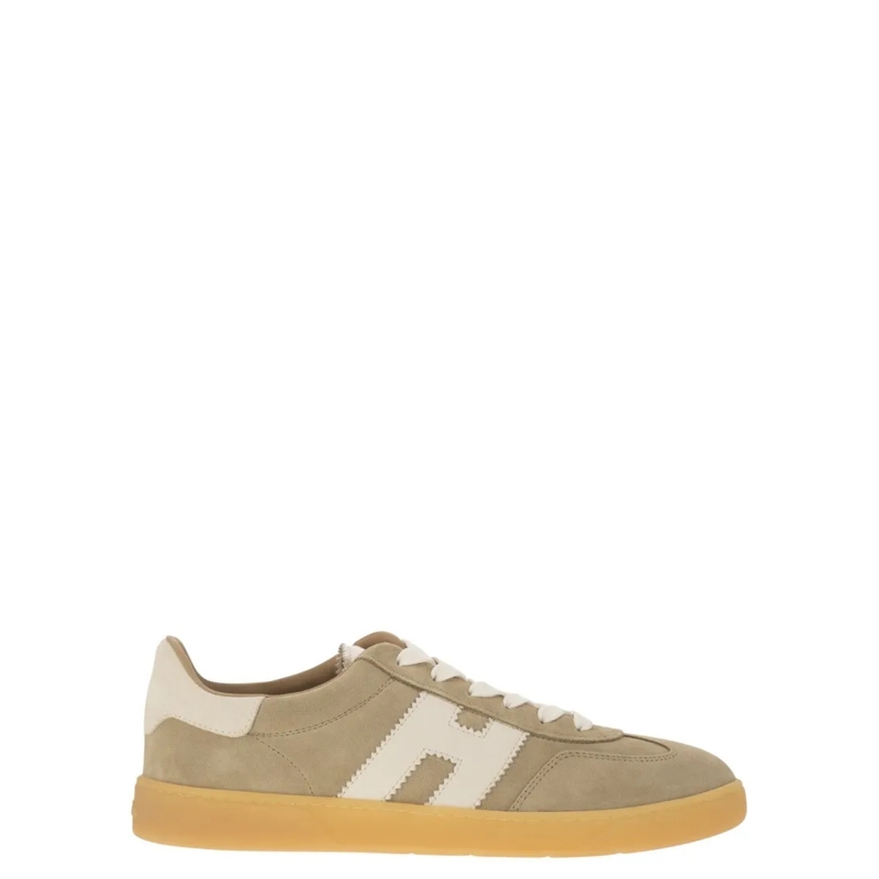 Hogan Lage-top sneaker Retrospective Suede Sneakers With Nappa Leather De Neutrals