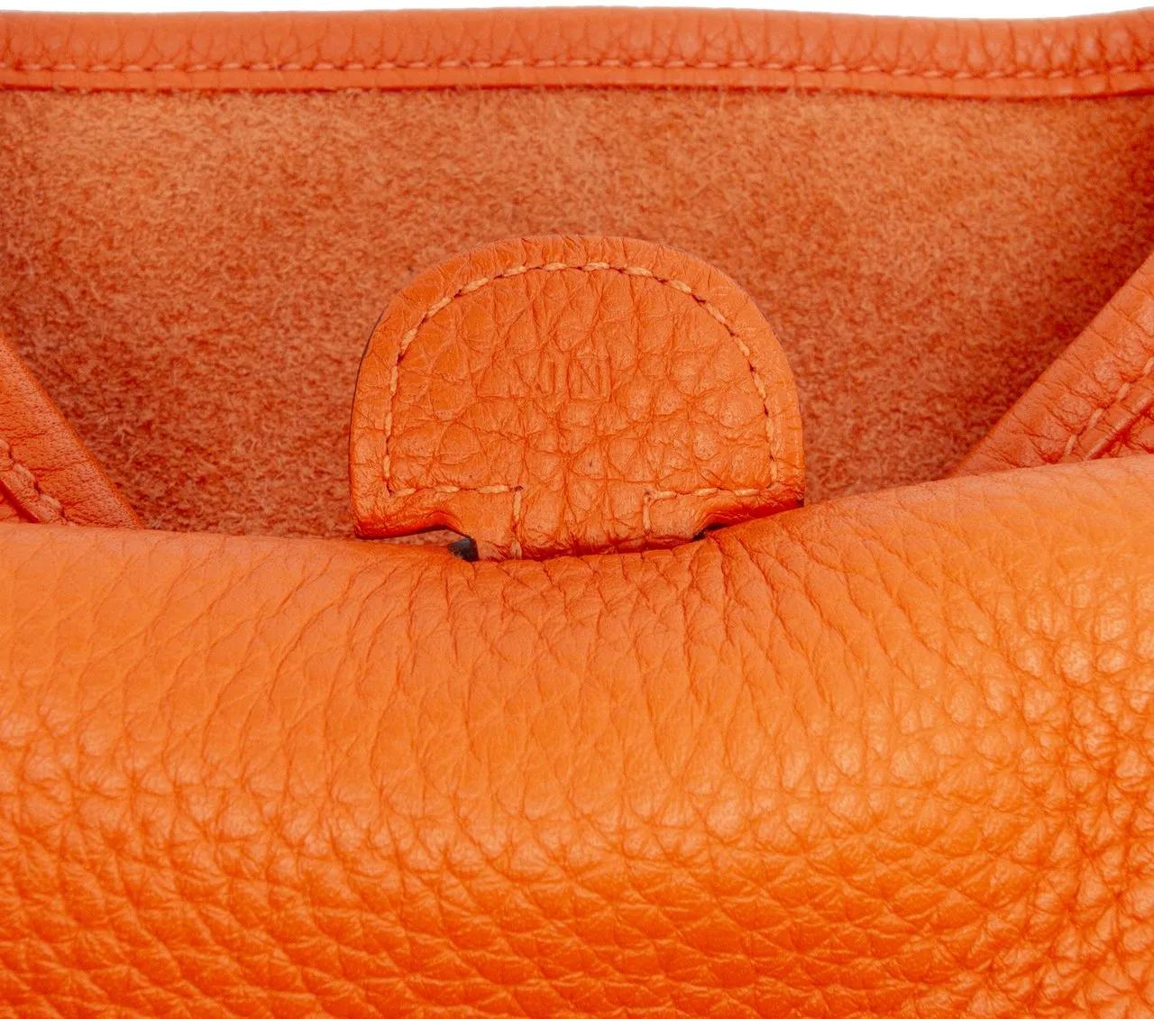 Thumbnail - Hermès Hobo Bags - Clemence Evelyne III 29 - Gr. unisize - in Orange - für Damen