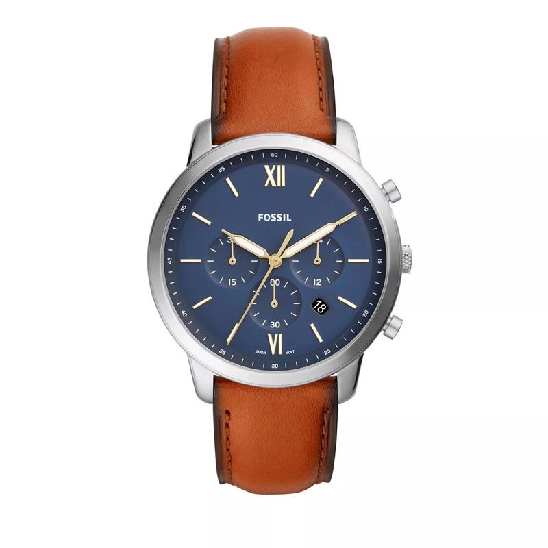 Fossil Chronograph Watch Neutra Chrono FS5453 Silver