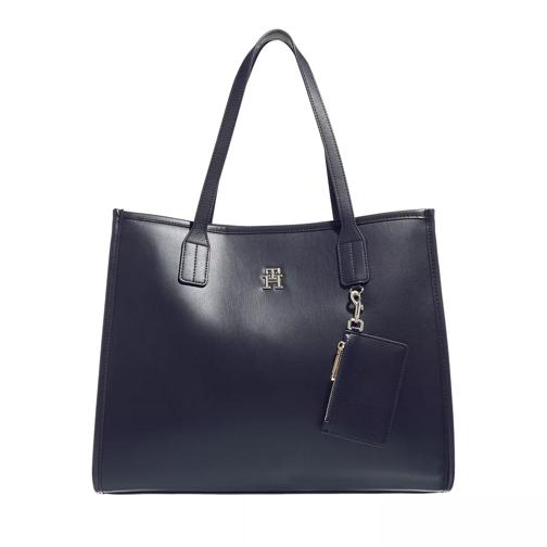 Tommy Hilfiger Th City Summer Tote Space Blue Draagtas
