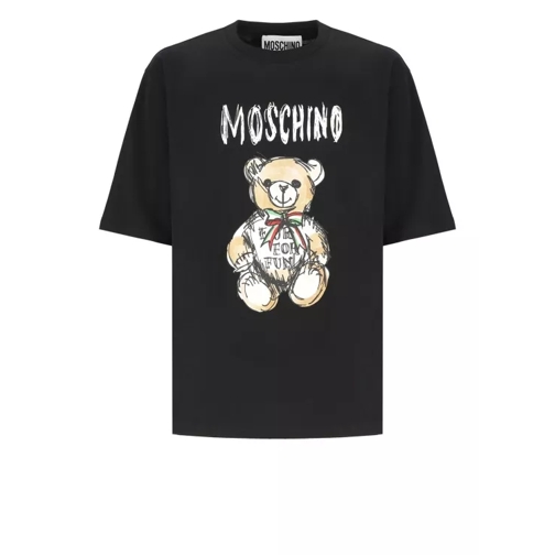 Moschino T-Shirt With Logo Black 