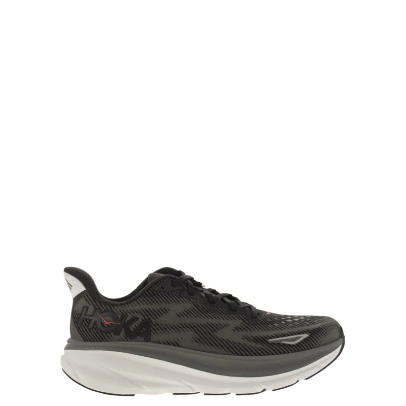 Hoka Sneaker basse Clifton 9 - Breathable Sports Shoe Black