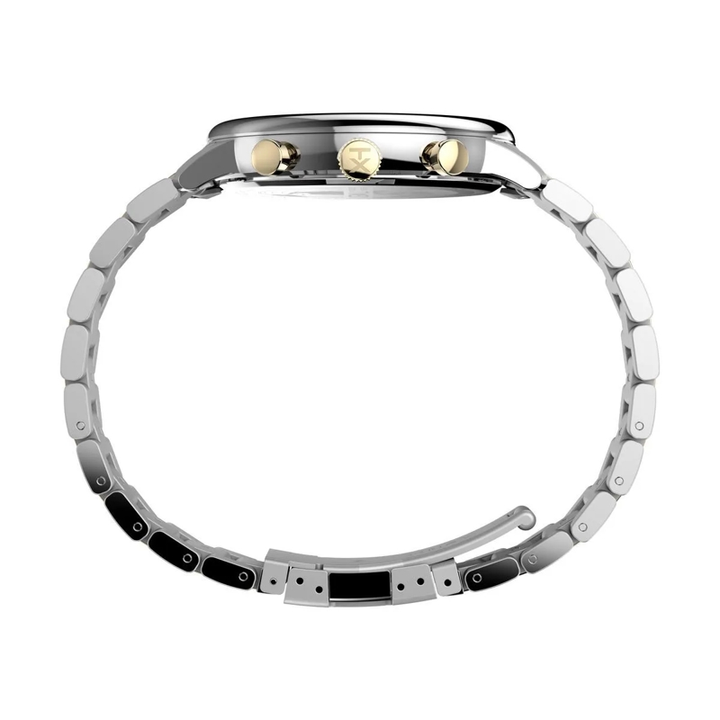 Timex Quarzuhr Quarz Analog Uhr Chicago silber(Image 2)