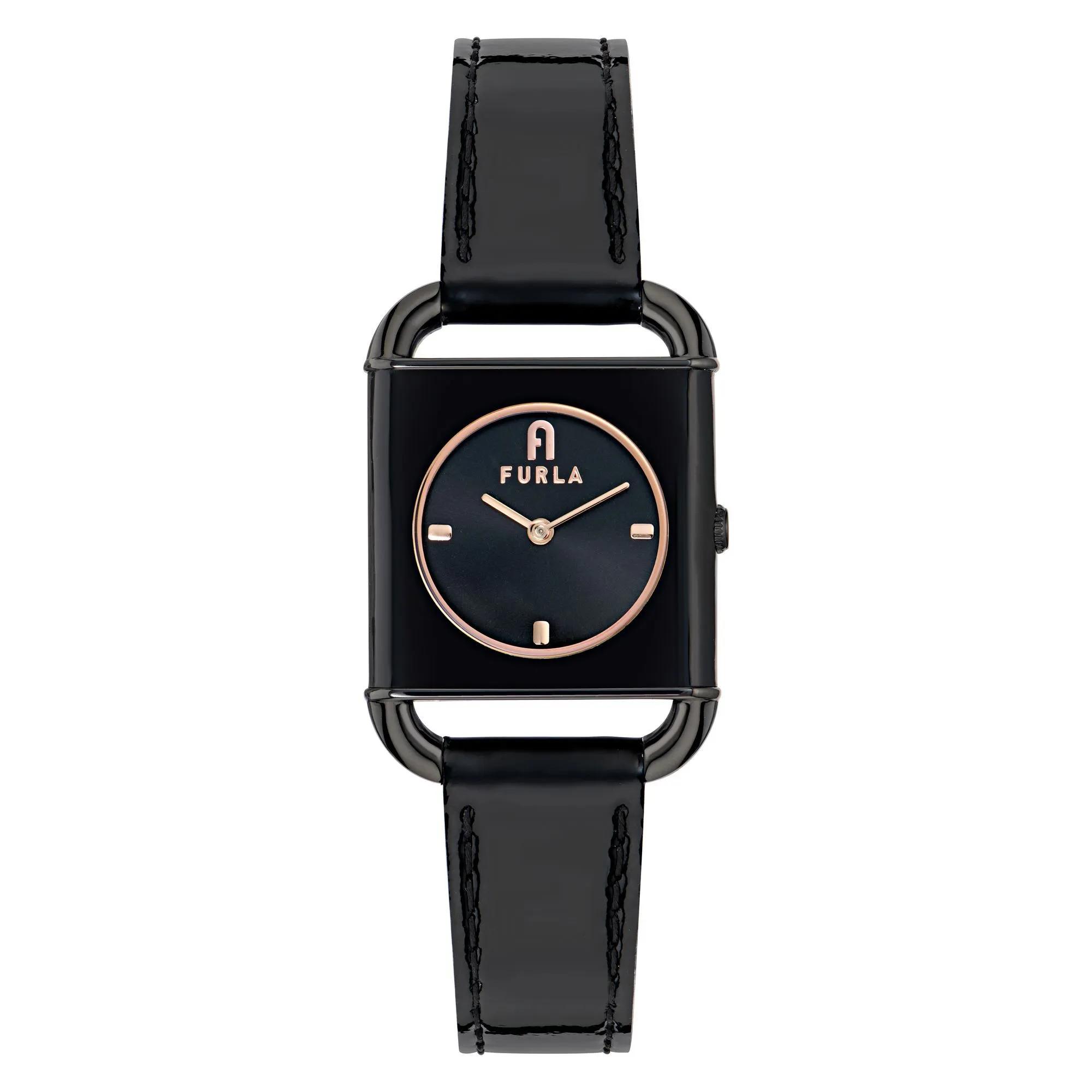 Thumbnail - Furla Uhren - Quarz-Analoguhr Furla Arco Square - Gr. unisize - in Schwarz - für Damen