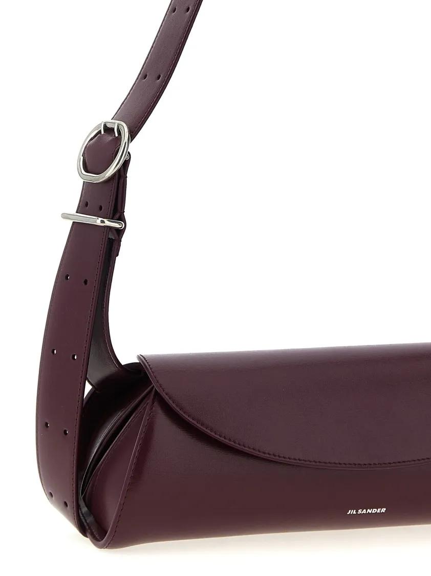 Jil Sander Hobo bags 'Cannolo' Small Shoulder Bag in bruin