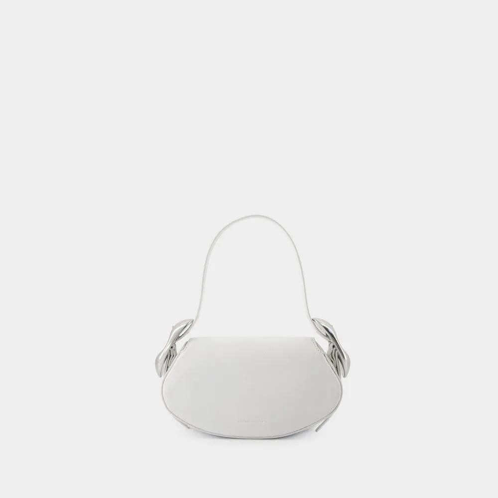 Alexander wang Crossbody bags Small Flap Bag Leather White in wit