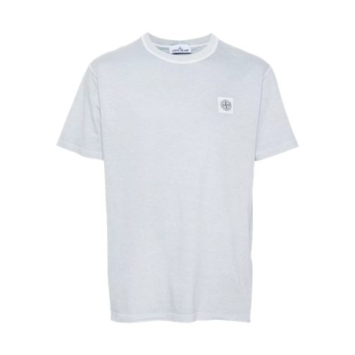 Stone Island T-Shirt mit Logo-Patch V0141  sky blue 