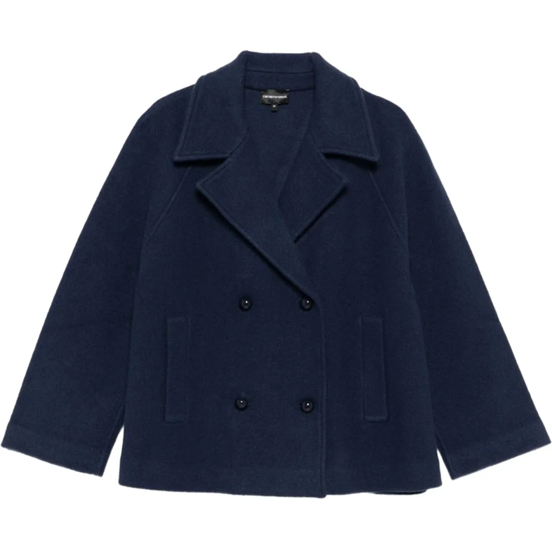 Emporio Armani Übergangsjacke Coats Blue blau