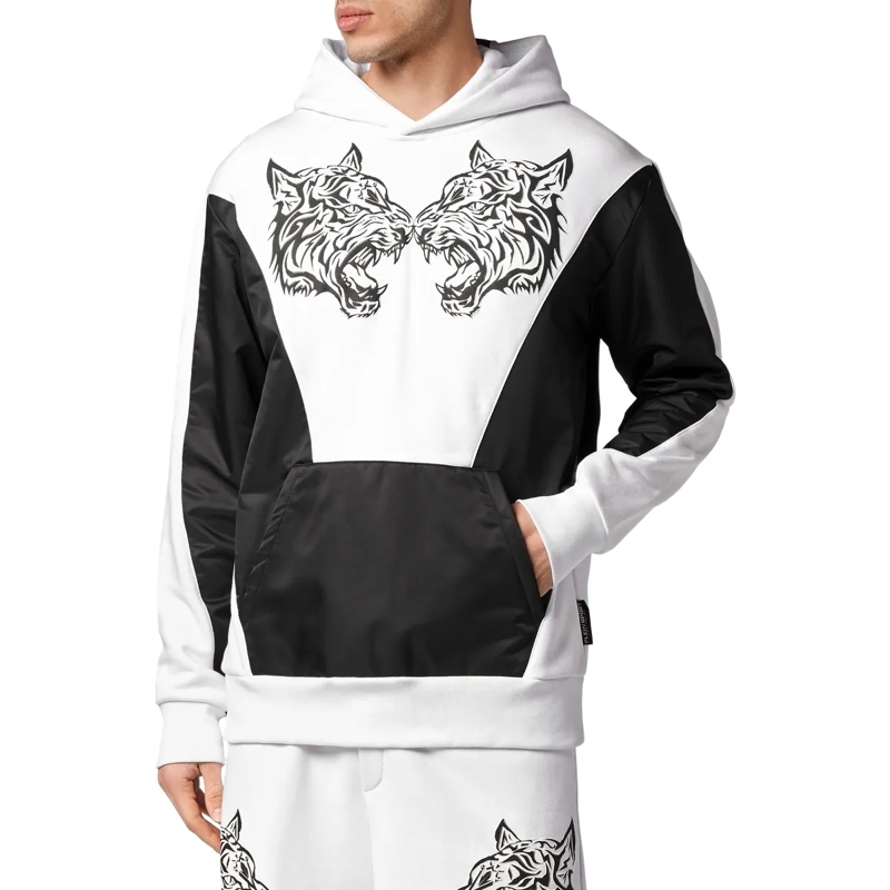 Plein Sport Top Hoodie Tiger weiss(Image 3)