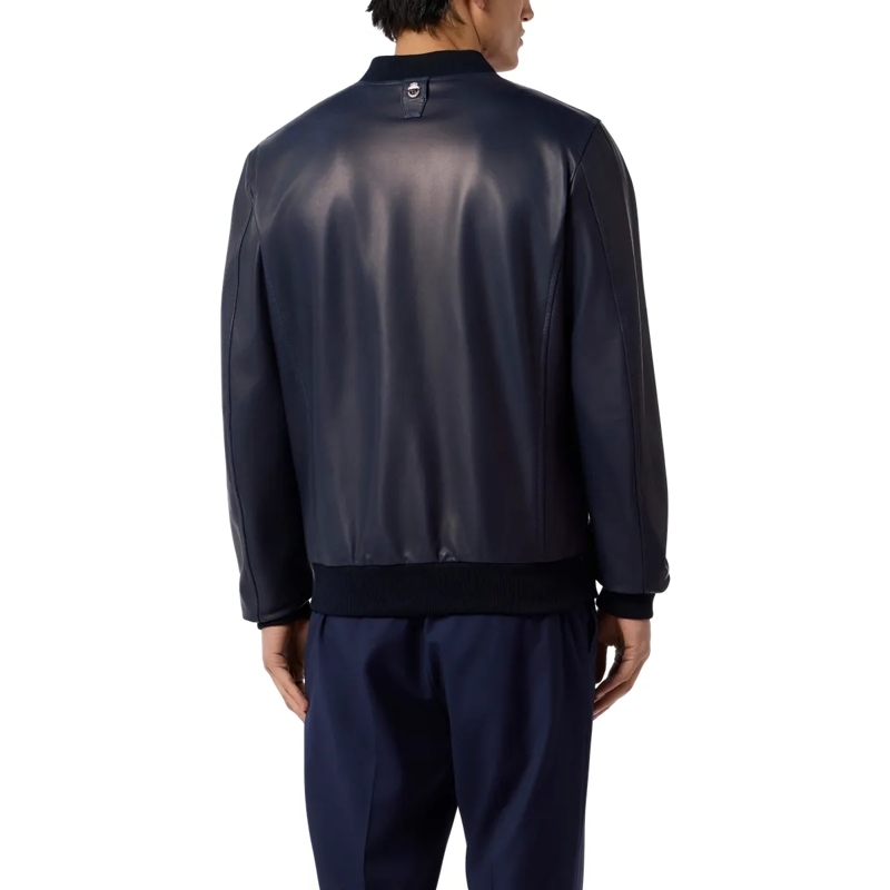 BILLIONAIRE Lederjacke Nappa Leather Bomber Basic schwarz(Image 2)
