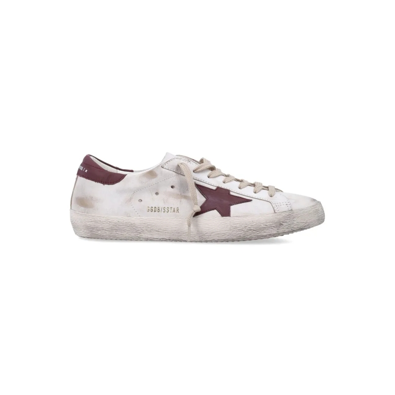 Golden Goose Low-Top-Sneaker Distressed Leather Low-Top Sneakers With Iconic St Grey