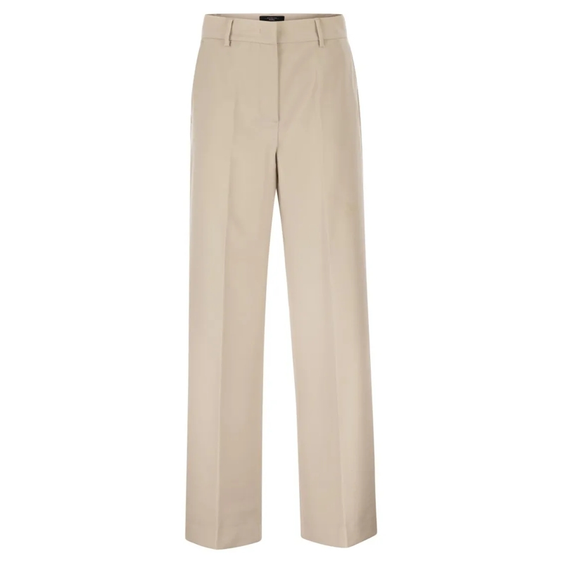 Max Mara  Wkdcorone - Virgin Wool Chino Pants Neutrals