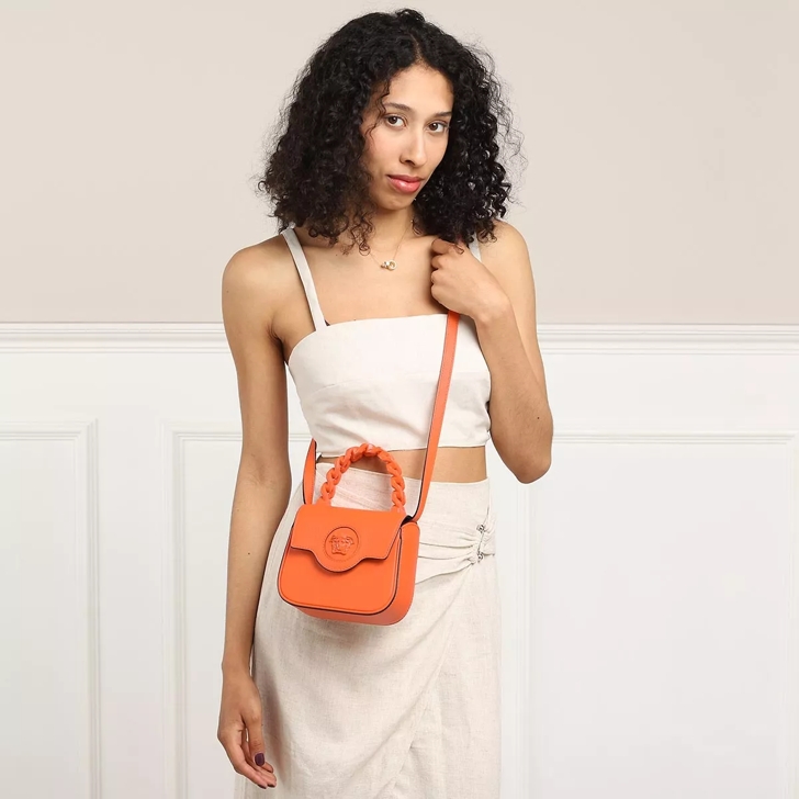 Mini orange handbag hot sale