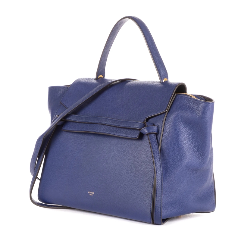 Celine Crossbody Bag Mini Belt blau