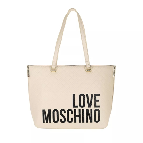 Love Moschino Bag Avorio Rymlig shoppingväska