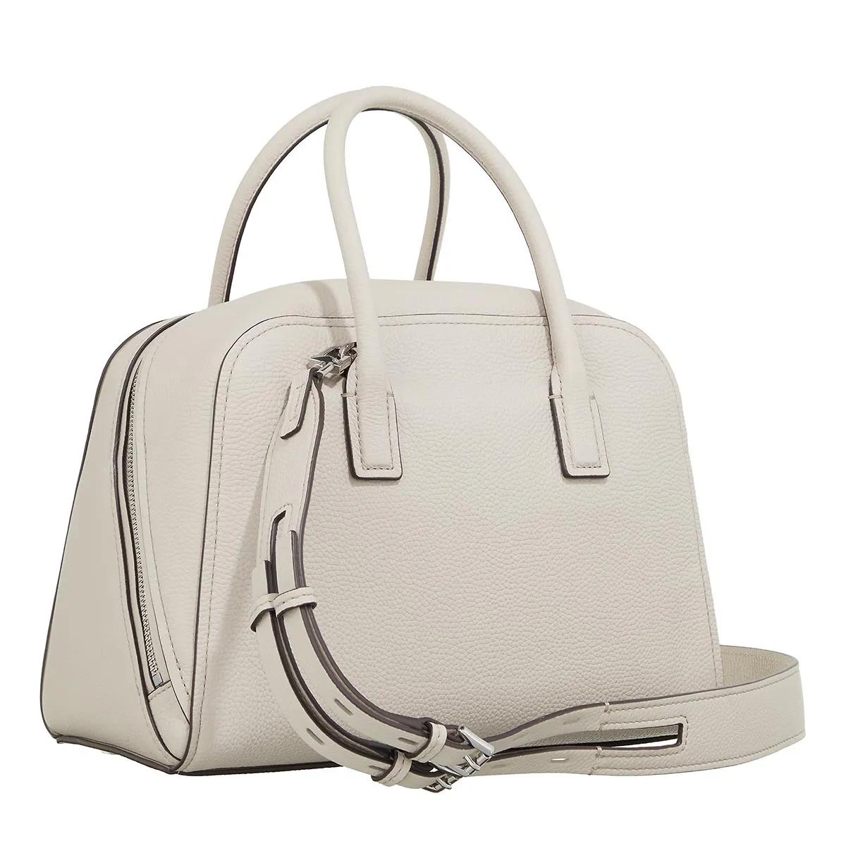 Michael Kors Satchels Md Zip Satchel in beige