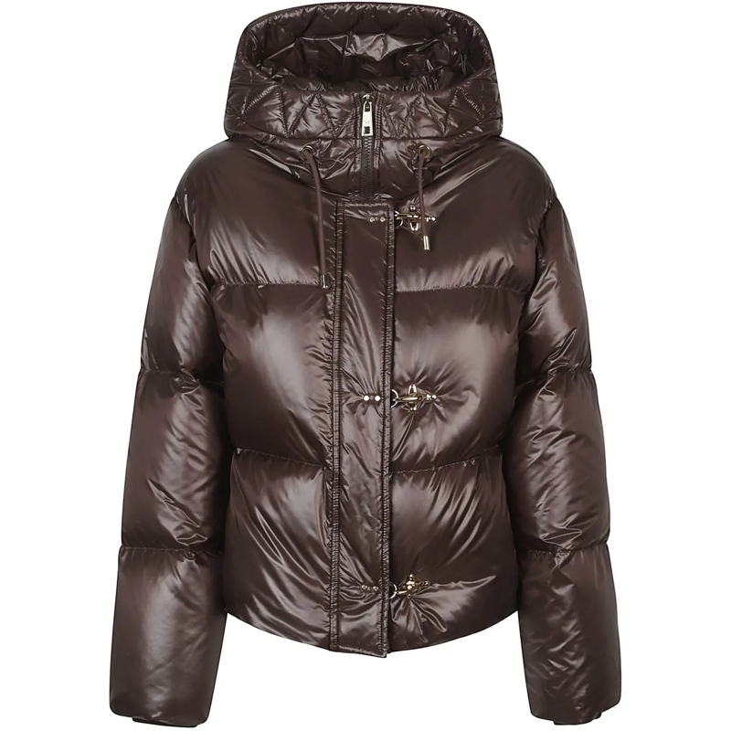 Fay Übergangsjacke Raglan Down Cape Brown braun