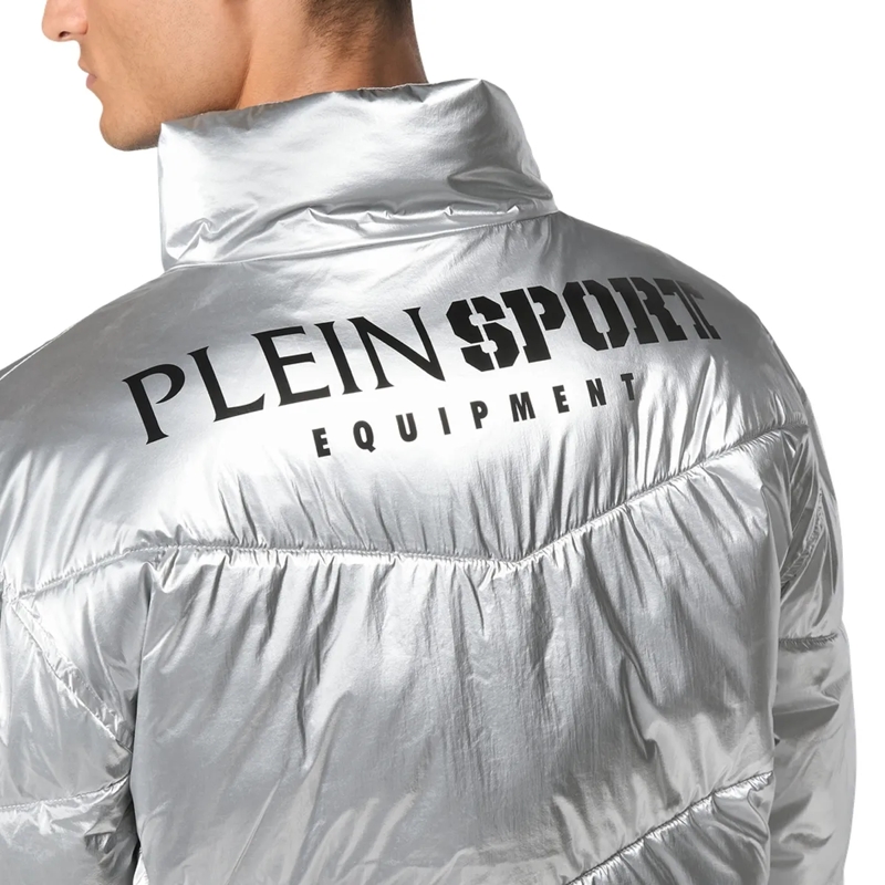 Plein Sport Daunenjacke Winterjacke silber(Image 3)