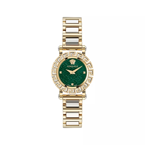 Versace Greca Glam Gold-Tone Quartz Horloge