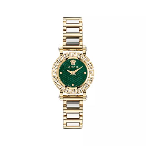 Versace Greca Glam Gold-Tone Quarz-Uhr