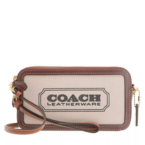 Coach Kira Crossbody Beige Camera Bag