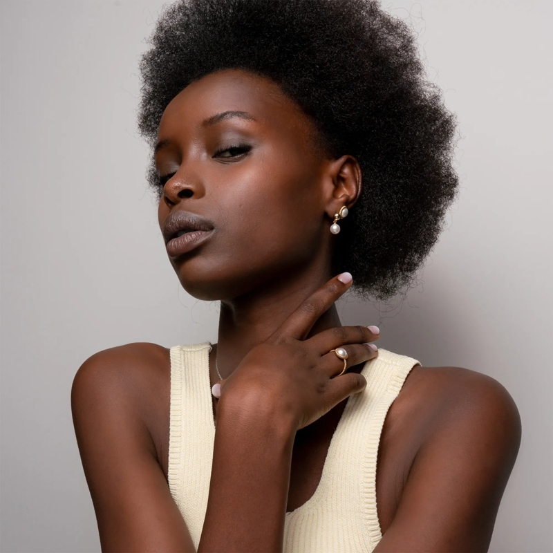 Ti Sento Ohrstecker 925er Sterlingsilber The Elegant Pearl Pendant kombi(Image 2)