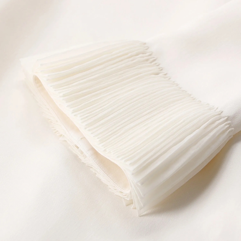 Valentino Garavani Minikleid Minikleid aus Wolle und Seide weiß(Image 5)