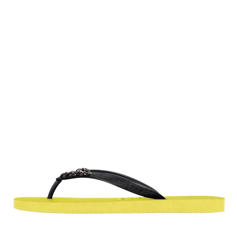 UZURII Flip Flops Zehentrenner Silver Small hell-grün