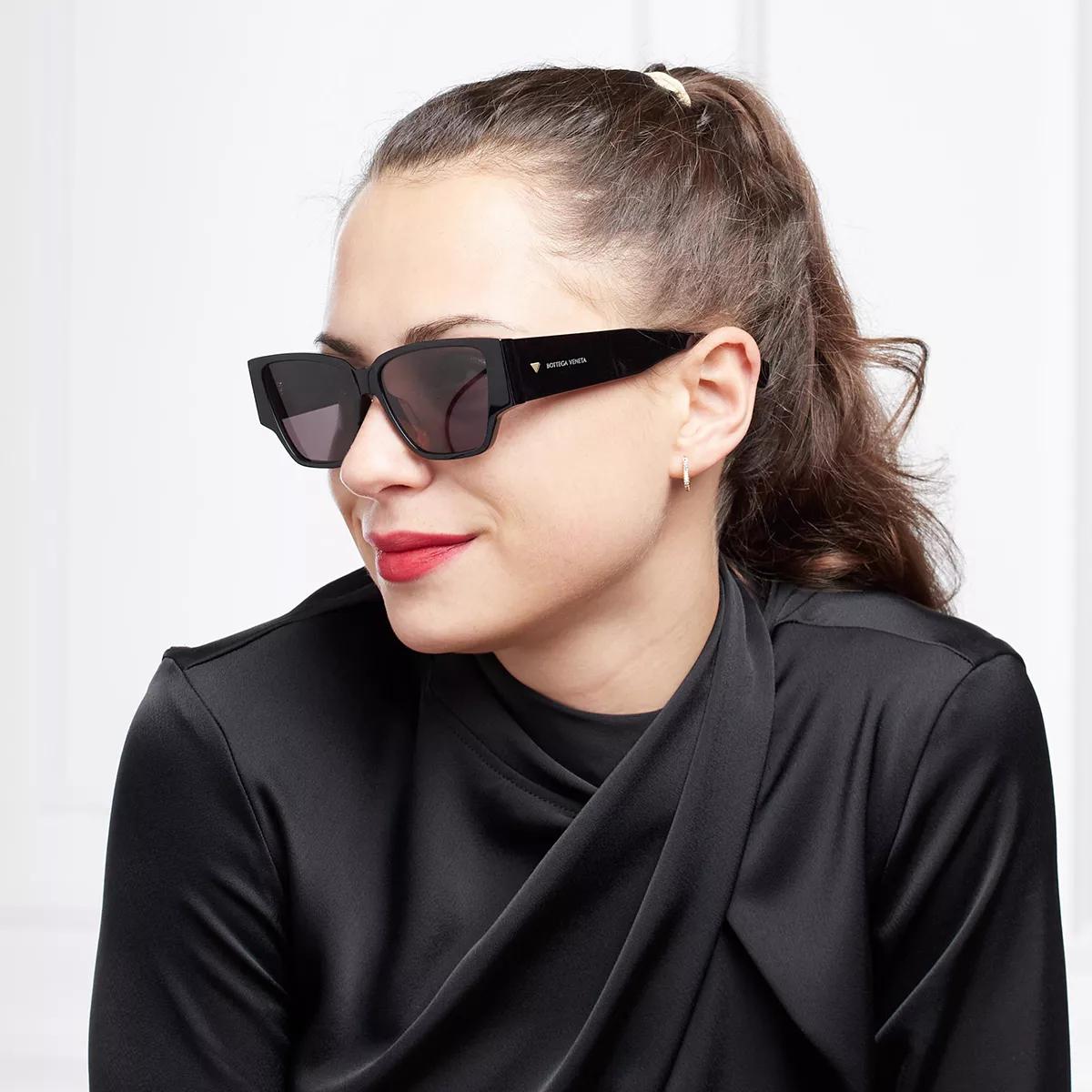 サングラス BOTTEGA VENETA Woman Sunglasses Black BV1285S 001 Bottega Veneta BV1285S Sunglasses