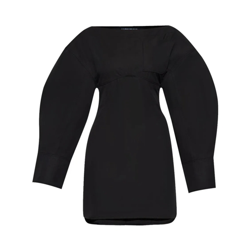 Jacquemus Mini-Kleider Black La Robe Chemise Casaco Dress Black