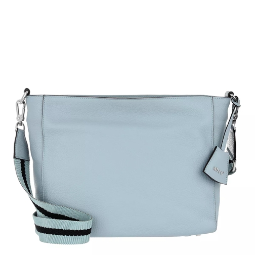 Abro Adria Leather Shoulder Bag Light Blue Crossbody Bag