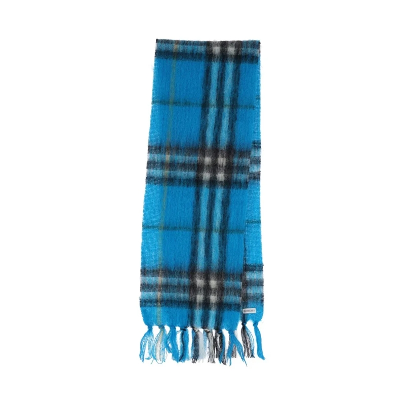 Burberry Écharpe légère "Check" Scarf – Blue Blue