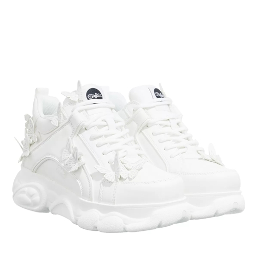 Buffalo Cld Corin Butterly  White Platform Sneaker
