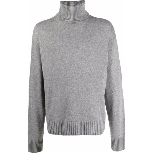 Off-White  Basic Knit Turtleneck Sweater grau