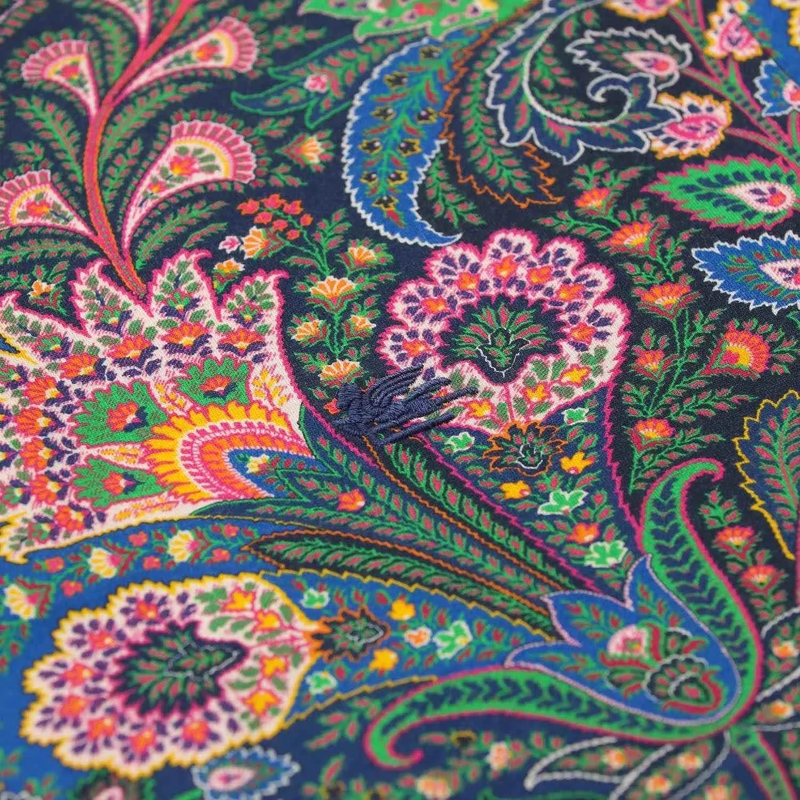 Etro T-Shirt T-Shirt mit Paisley-Muster mehrfarbig(Image 3)