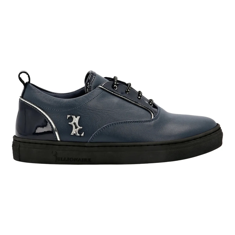 BILLIONAIRE Low-Top-Sneaker Low-Top Turnschuhe Crest blau(Image 2)