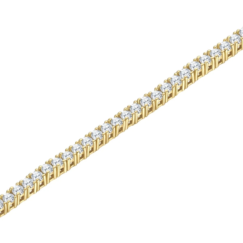 Trilani Armband Sterling Silber Armband Zirkonia gold(Image 3)