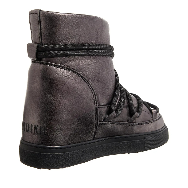 INUIKII Winterboots Full Leather Metallic Black(Image 3)