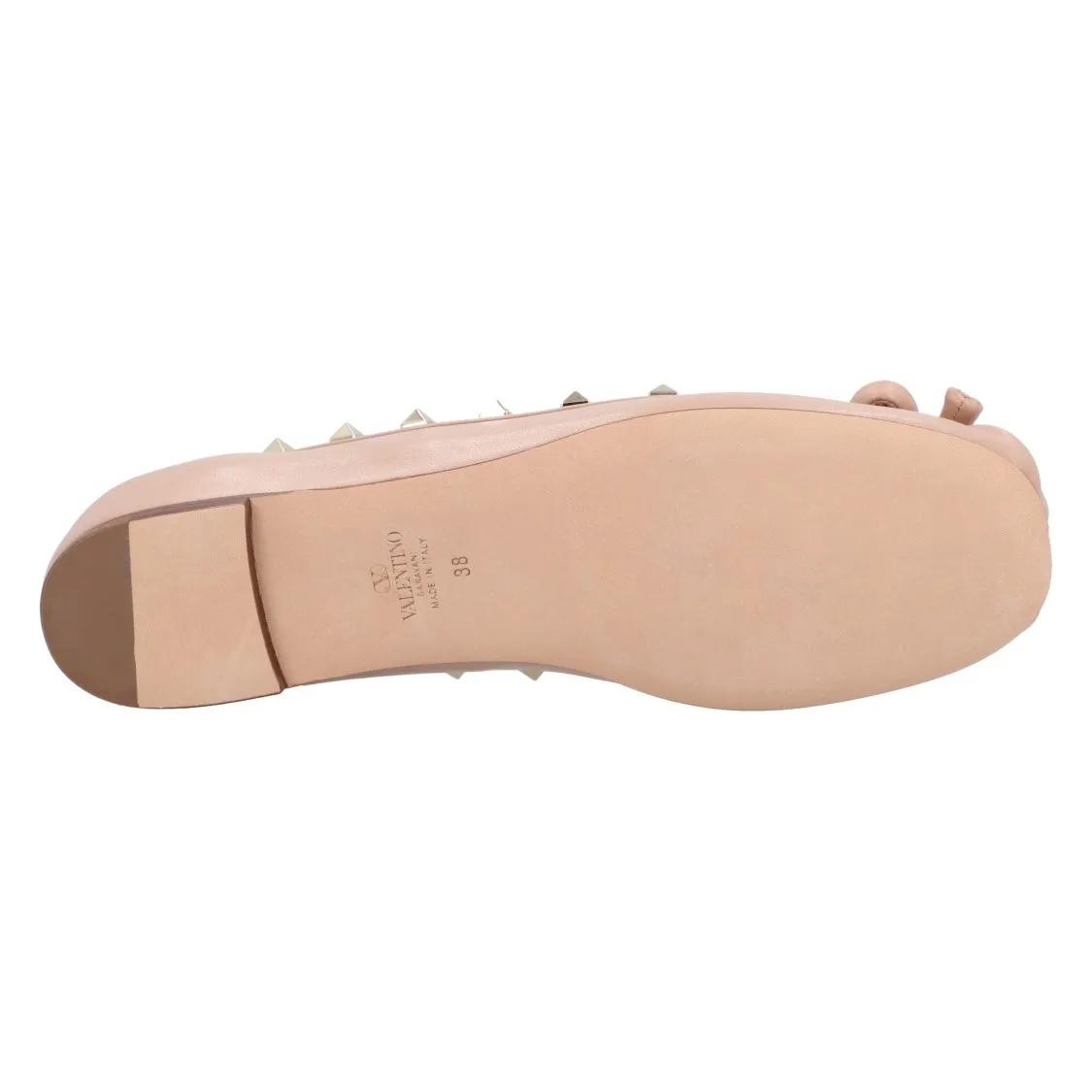 Thumbnail - Rockstud Nappa Ballerinas Pink - Gr. 40 (EU) - in Rosa