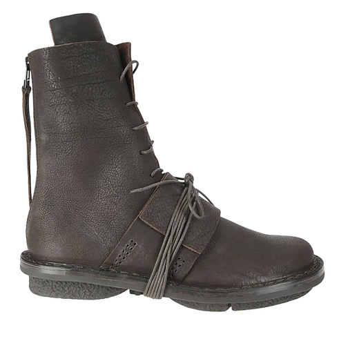 TRIPPEN Botte Overlapping Leather Ankle Boot Brown