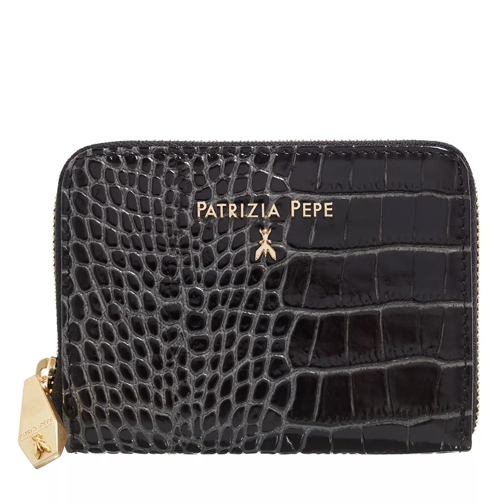 Patrizia Pepe Small Leather Goods            Nero Zip-Around Wallet